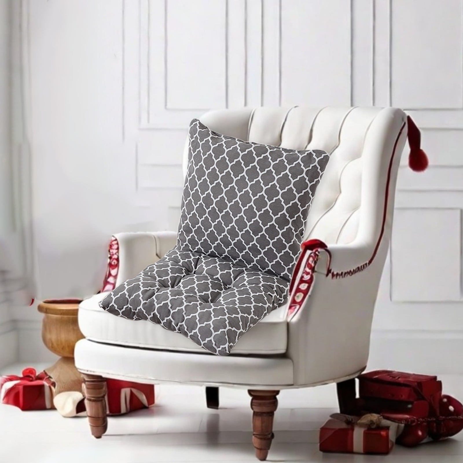 High Back Chair Cushion, Outdoor Waterproof Seat and Back Pad, Patio Rocking Chair Cushion, Cute Porch Decor Gift