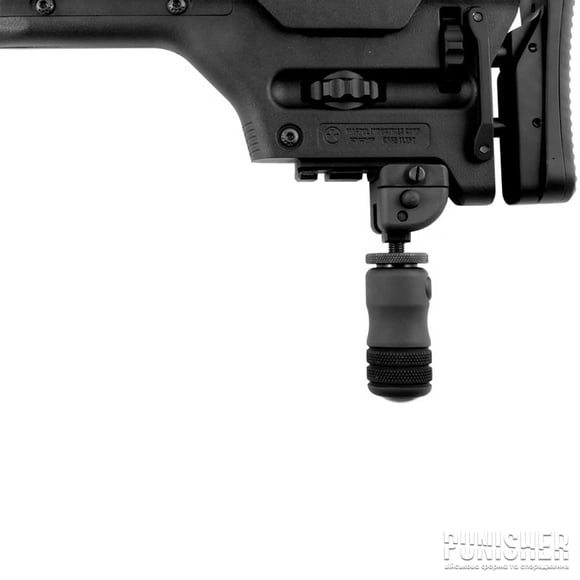 Monopie Accu-Shot Precision Rail PRM de altura estándar, color negro