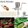 thumbnail image 5 of Manual Cast Iron Grain Mill Grinder with Table Clamp, Heavy Duty Coffee Bean & Flour Grinder, 5 of 6