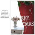 thumbnail image 6 of Red Christmas Curtains Balls with Pine Fir Tree Holiday Season Classic Art Printed Living Room Bedroom Window Drapes Treatment Fabric 2Panels 42 (W) x 63(L) Inch Decor, 6 of 6
