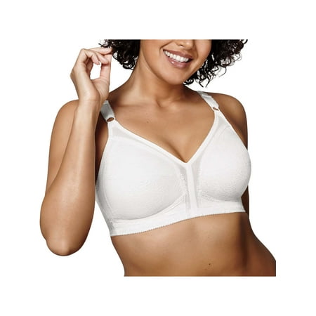 

Playtex 18 Hour 20/27 Sensational Support Wirefree Bra White 44D Women s