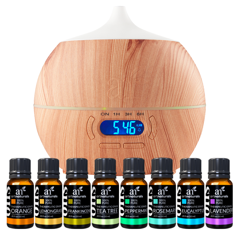 ArtNaturals Bluetooth Diffuser And Essential Oil Gift Set (400Ml Tank