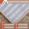 thumbnail image 4 of Alfombra COSY HOMEER Antideslizante para Escalones 71x23 cm Beige, 4 of 9