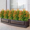 thumbnail image 4 of Artificial Flowers for Outdoor Decor - Realistic Silk Faux Plants, Weather-Resistant Plastic Flowers for Patio, Garden, Porch and Window Box Bundle, 4 of 6