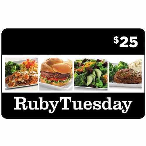 Ruby Tuesday $25 Gift Card - Walmart.com - Walmart.com