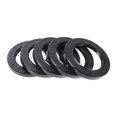 thumbnail image 1 of Sello de aceite universal Unique Bargains TC de doble labio con resorte de acero, anillo de sello para eje rotativo 70x105x12mm, caucho nitrilo de alta presión negro, 5 piezas, 1 of 1