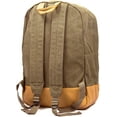 thumbnail image 2 of Cotton Canvas Unisex Travel Backpack with Laptop Sleeve, 2 of 9