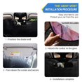 thumbnail image 6 of Iauyy Foldable Windshield Sun Shade for Cars, Interior Sun Protection for car UV Protection for Sedan/SUV/Truck, (S/M/L) The Butterfly with Patterns, 6 of 8
