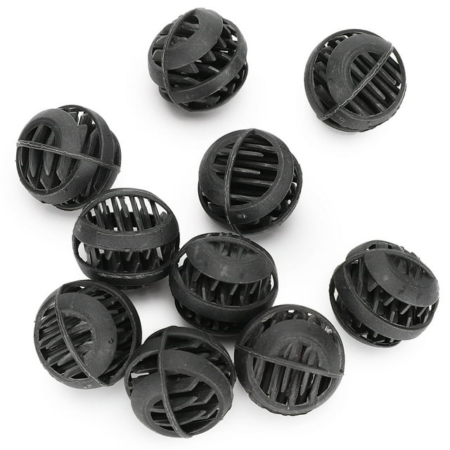 Filtro de Bola Bioquímica NikouMX 30PCS Plástico Negro