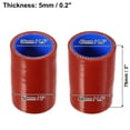 thumbnail image 3 of 38-40mm 1.5"-1.6" ID Straight Silicone Reducer Hose Silicone Hose Coupler Intercooler Tube Red for Car, 3 of 6