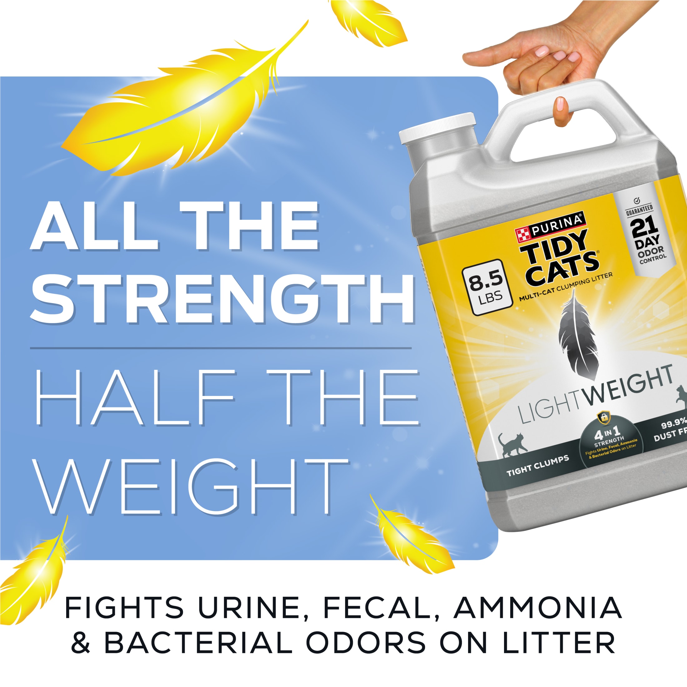 Tidy Cats 4-In-1 Strength Lightweight Cat Litter, 8.5 lb photo 2