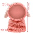 thumbnail image 2 of Toddler Beanie Hats Scarf Sets Cut Baby Lined Hat Earflap Hood Scarves Caps for Baby Girls and Boys, 2 of 3