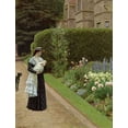 thumbnail image 2 of Leighton, Edmund Blair 15x18 Gold Ornate Wood Framed with Double Matting Museum Art Print Titled - The Lord of the Manor, 2 of 4