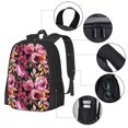 thumbnail image 2 of Fotbe Rose Flowers Pattern Student Backpack –School backpack Large Capacity Durable and Ergonomic Backpack with Laptop Compartment and Multiple Pockets, 2 of 6