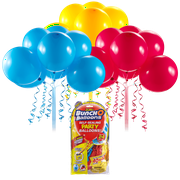 Bunch O Balloons Self-Sealing Latex Party Balloons, Red, Blue, & Yellow, 11in, 24ct