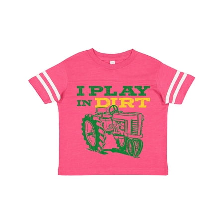 

Inktastic Play in Dirt Tractor Gift Toddler Boy or Toddler Girl T-Shirt