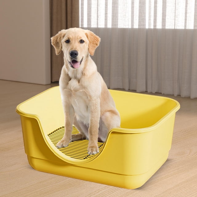 Caja de arena para perros Salvador bandeja de entrenamiento antisalpicaduras con pala para cachorros