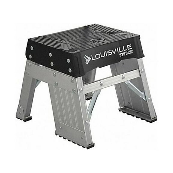 Louisville Step Stand,375 lb. Ld Cap.,Aluminum AY8001