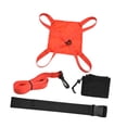 thumbnail image 4 of Cinturón de Resistencia de Natación de Paracaídas de Natación, Tren de Natación Poliéster Mujeres Equipos de Entrenamiento de Velocidad Práctica, Rojo 20 cm, 4 of 8