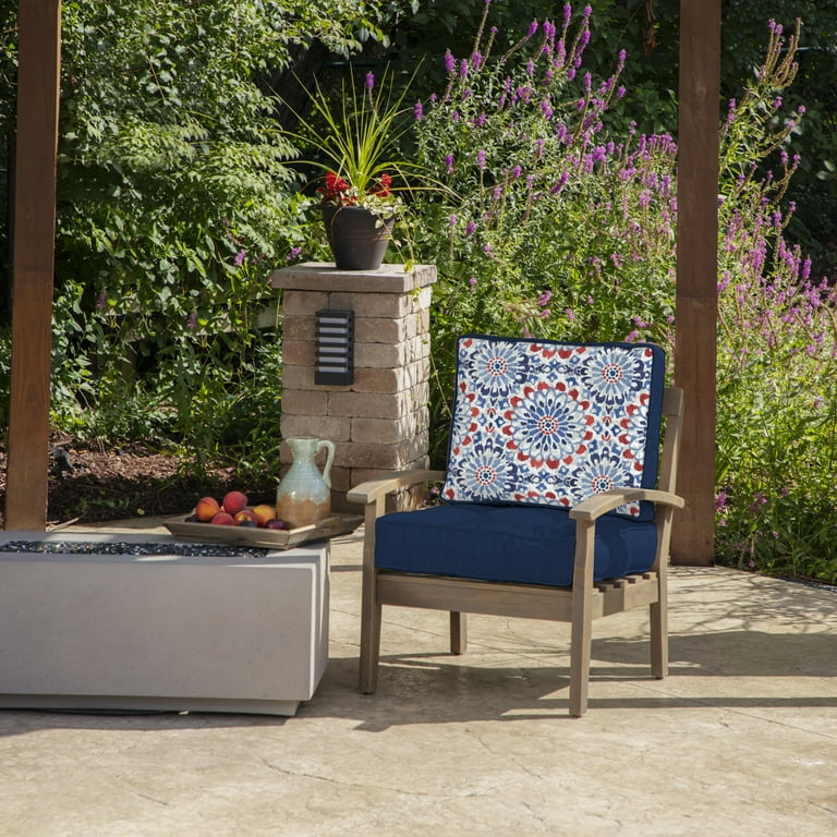Arden selections sapphire leala texture outdoor deep seat online set