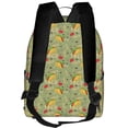 thumbnail image 3 of Zufioo Taco Print Fashion Large Capacity Backpack, Zippered Multi-compartment Travel Work Campus Lightweight Backpack, Unisex, 3 of 5