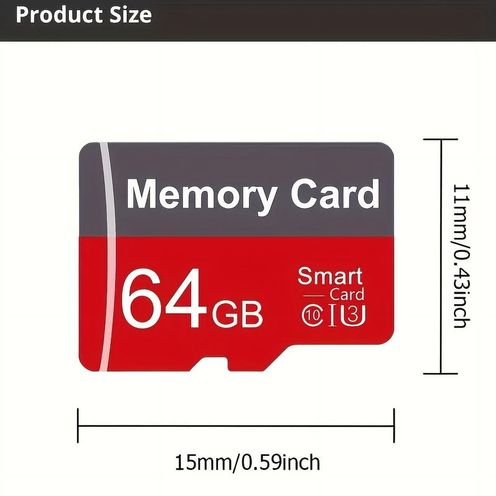 High-Speed TF Memory Card With Adapter - 128GB | A1 C10 Class For Tablets, Cameras, Phones, Laptops, PCs, Car Audio & Gaming Consoles