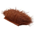 thumbnail image 2 of JUNWELL 1 Yard Dyed Ostrich Feather Fringe Trim Ribbon Embellishment Cream, 2 of 8