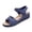 Dark Blue, variant on Clearance Womens Sandals, Xunlbb Women's New Summer Fashion Breathable Lace Bun Strap Wedge Sandals(White,Size:40)