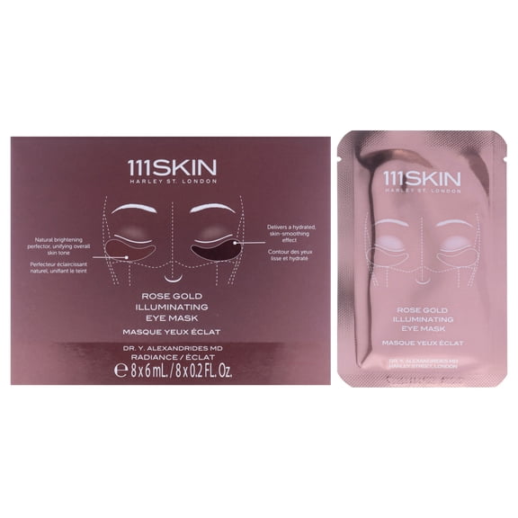 111Skin Rose Gold Illuminating Eye Mask , 8 Pair Mask