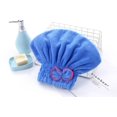 thumbnail image 3 of gorros de ducha de secado de 3 colores, gorro de ducha de secado, toalla de cabezal de ducha y gorro de ducha de spa, toalla de secado rápido para la cabeza, toalla absorbente para niños, 3 of 5