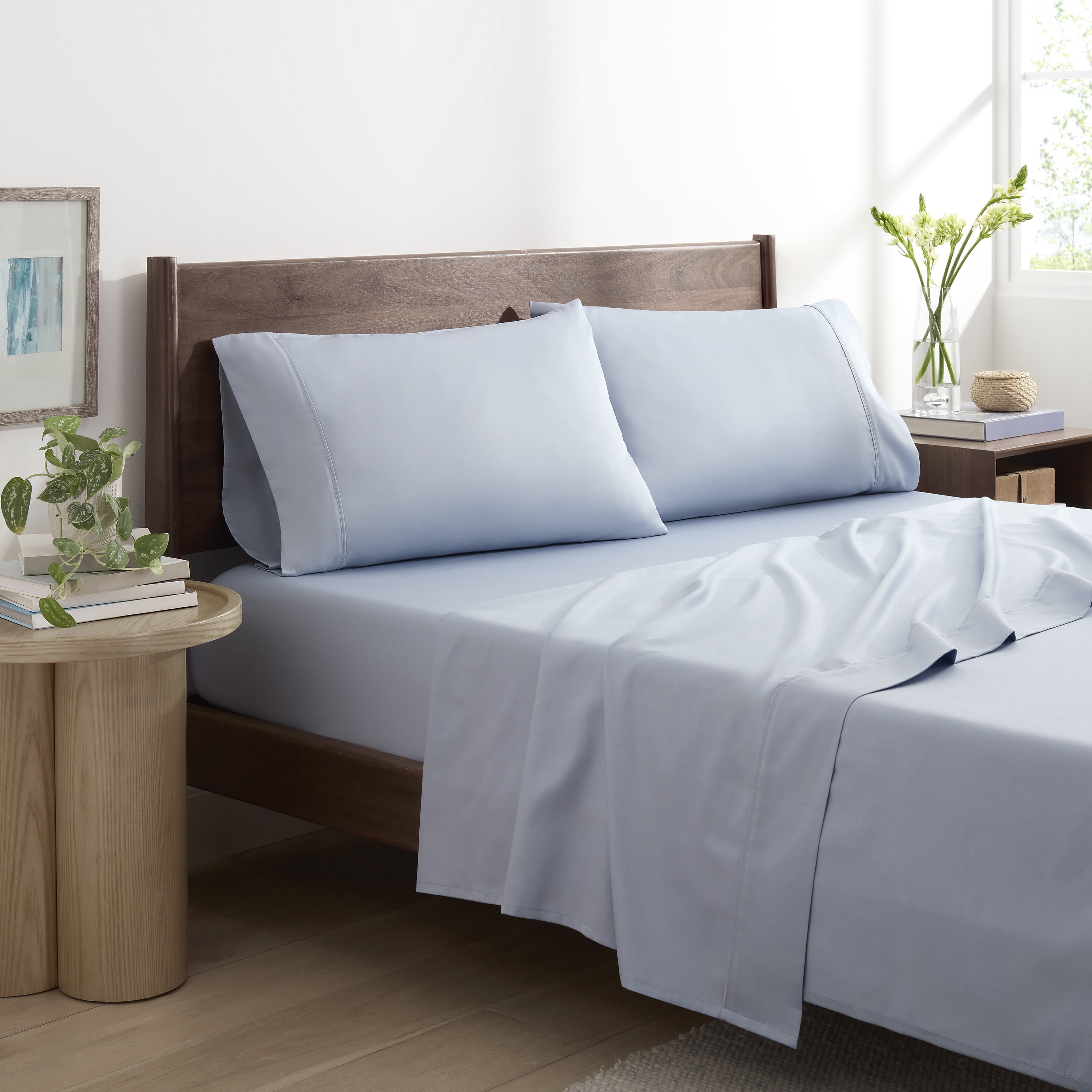 Martex Restore Cooling Bed Sheet Set, Queen, Blue