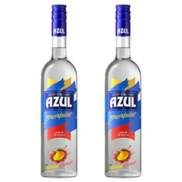 Pack de 2 Licor de Tequila Centenario Azul Baby Mango 700 ml