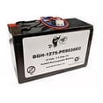 thumbnail image 2 of 12v 7.5Ah Rechargeable Sealed Lead Acid (Rechargeable SLA) High Rate Battery ~ BGH-1275-PR9030EC, 2 of 2