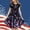 Black1, variant on Girls Casual Ruffle Short Sleeve Dress (6-15 Years) Summer Round Neck Fashion Printed Tiered A-Line Skirt for Birthday Party Pink 6/7