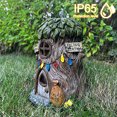 thumbnail image 2 of House Craft Estatua Casa en Miniatura Figura Faro Con Solar Lindo Rojo, 2 of 9