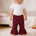 thumbnail image 3 of JTieacloth Girls Casual Pants Velvet Flare Pants For Baby Girls Soft Corduroy Trousers With Embossed Pattern Warm Winter Casual Outfit,Sizes 6-9 Months, 3 of 6