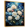 thumbnail image 2 of Designart "Serenade With Blue Flowers In Popcorn I" Flowers Floater Framed Wall Art Prints, 2 of 5