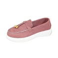 thumbnail image 4 of Women's Loafers with Breathable Leather Like Upper Casual Women’s Shoes For Daily Wear Soft Suede On Style Versatile Footwear For All Seasons Comfortable Flat Design For Pairing With Jeans, 4 of 9