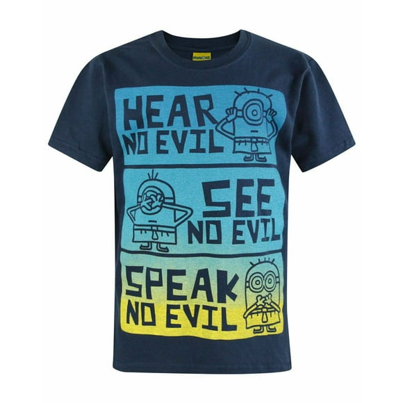 Despicable Me T-Shirt à Manches Courtes Bleu pour Garçons