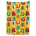 thumbnail image 3 of Ambesonne Jungle Tablecloth Rectangular Table Cover, Elephants Ornaments, 60"x84", Multicolor, 3 of 4
