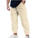thumbnail image 2 of Pantalones largos para hombre, moda de primavera e invierno, pantalones deportivos casuales, pantalones para hombre, 2 of 7