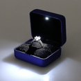 thumbnail image 4 of Led Lighted Ring Box Earring Ring Gift Case Wedding Ring Jewelry, 4 of 5