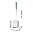 thumbnail image 3 of Ywuzuh Toilet Bowl Cleaning System Home Cleaning Essentials for Bathroom, Flooring/wall Mounted Soft Bristle Toilet Brush, 3 of 6
