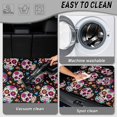 thumbnail image 3 of Yspwyqan Universal Car Trunk Mat 29" x 39", Sugar Skull Grip Base Season-Resistant Cargo Liner, Compatible with Most Sedans SUVs Wagons for Daily Commutes Trips, 3 of 7