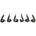 thumbnail image 4 of Galaxy Auto 5'' Oval Curved for 2007-18 Chevy Silverado/GMC Sierra 1500/2500/3500 Crew Cab - Side Steps Nerf Bars Running Boards (Black) - Rocker Panel Mount, 4 of 5