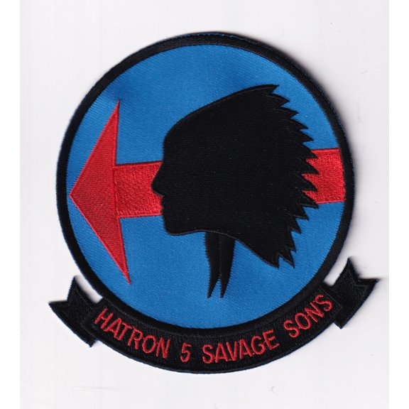 VAH-5 Savage Sons Blue Patch, 4.5 inch, Hook and Loop