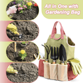 thumbnail image 2 of KEYAHAPPY Garden Tools Set, 9 Piece Gardening Tools with Fashion Bag, Rust-Proof & Heavy-Duty Gardening Supplies Kit Ideal Garden Gifts for Women & Men, 2 of 8