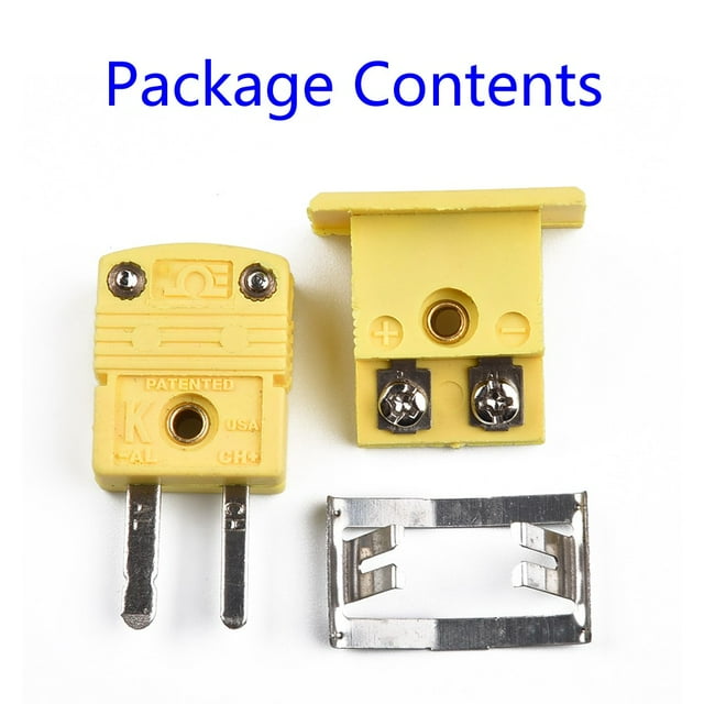 MYG 1 Set K Type Connecteur Miniature pour Douille et Connecteur en Alliage à Montage sur Panneau