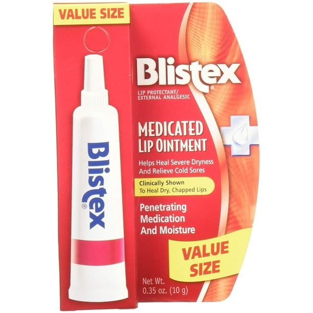 3 Pack Blistex Medicated Ointment, .35Ounce Tube