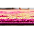 thumbnail image 5 of Rugs.com Fleur Collection Rug – 9' x 12' Pink Medium-Pile Rug Perfect For Living Rooms, Large Dining Rooms, Open Floorplans, 5 of 9